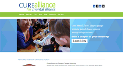 Desktop Screenshot of curealliance.org